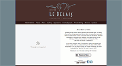 Desktop Screenshot of lerelaisrestaurant.com